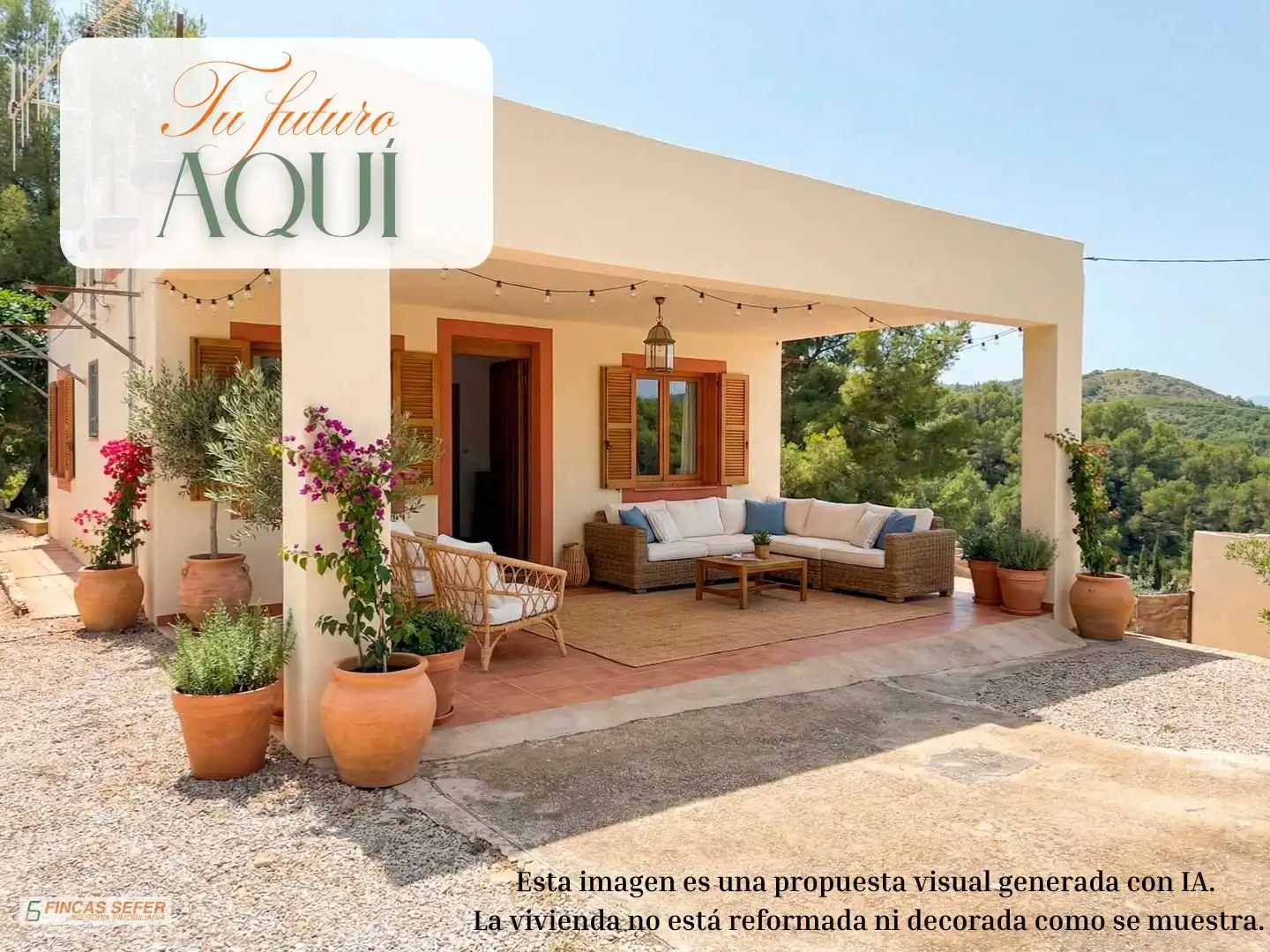 Terraza de Casa o chalet en venta en Betxí