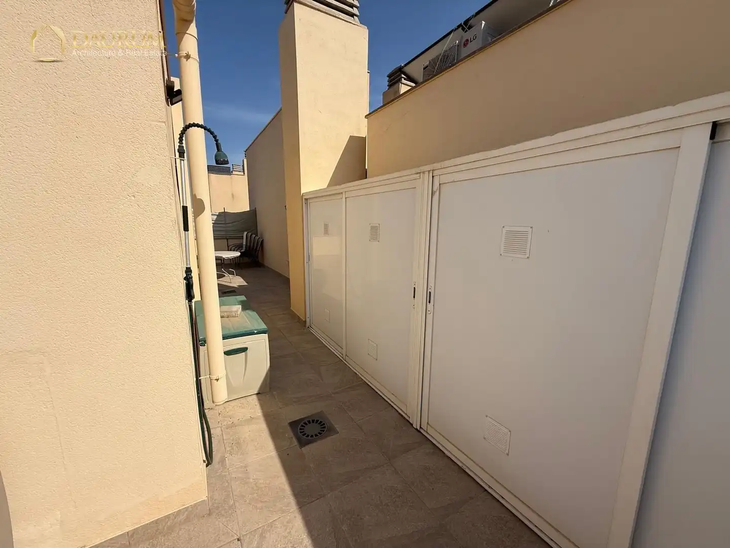 Exterior view of Duplexes for sale in Villajoyosa / La Vila Joiosa  with Air Conditioner, Terrace and Storage room