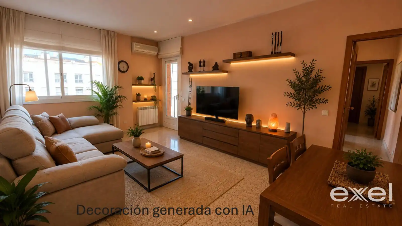 Sala d'estar de Pis en venda en Cornellà de Llobregat amb Aire condicionat, Calefacció i Terrassa