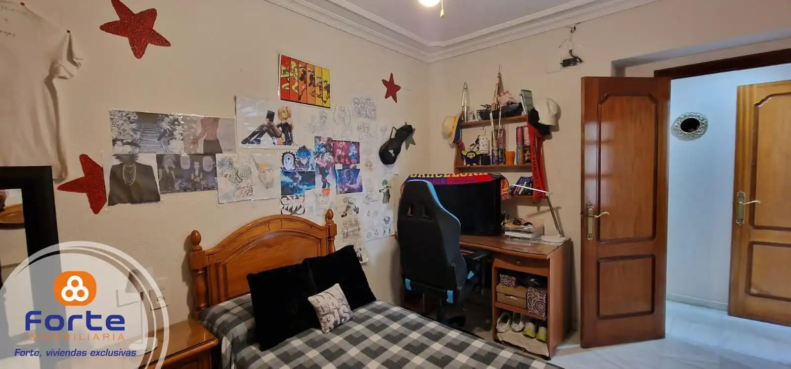 Bedroom of Flat for sale in Córdoba  with Air Conditioner