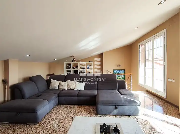 Sala d'estar de Casa o xalet en venda en Tiana amb Aire condicionat, Calefacció i Jardí privat