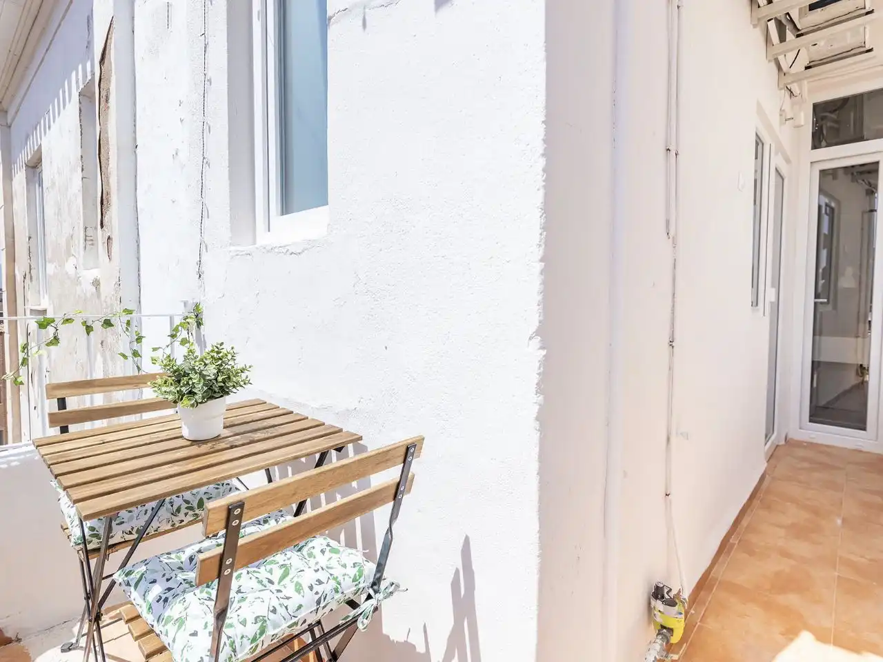 Balcony of Flat for share in Murcia  with Air Conditioner, Heating and Terrace
