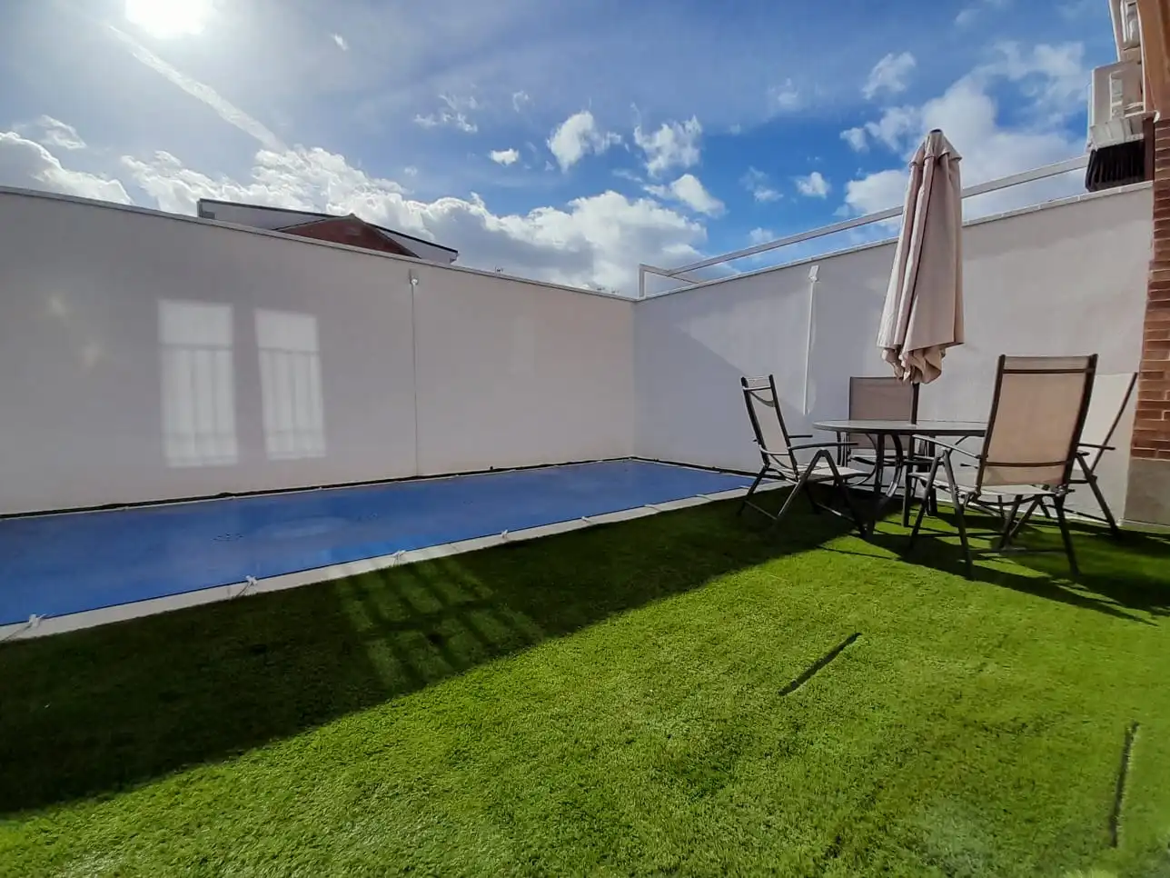 Terrace of Houses for sale in San Martín de la Vega  with Air Conditioner, Heating and Private garden