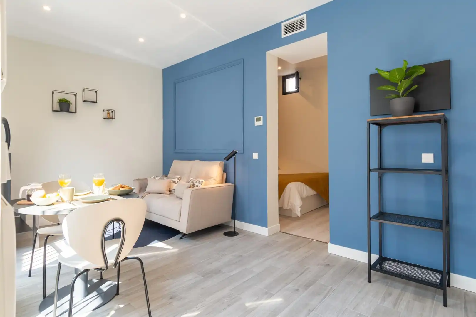 Bedroom of Study for rent in Madrid  with Air Conditioner, Heating and Furnished