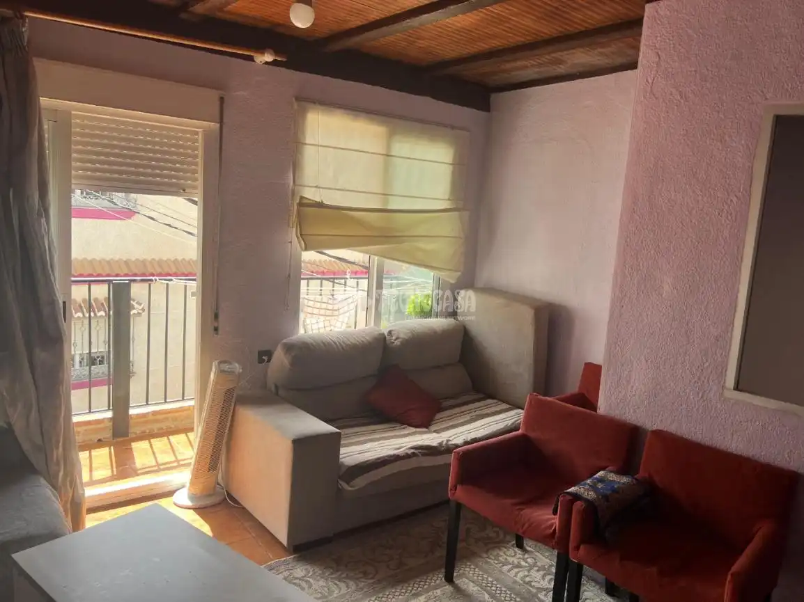 Sala de estar de Casa adosada en venta en Sayalonga