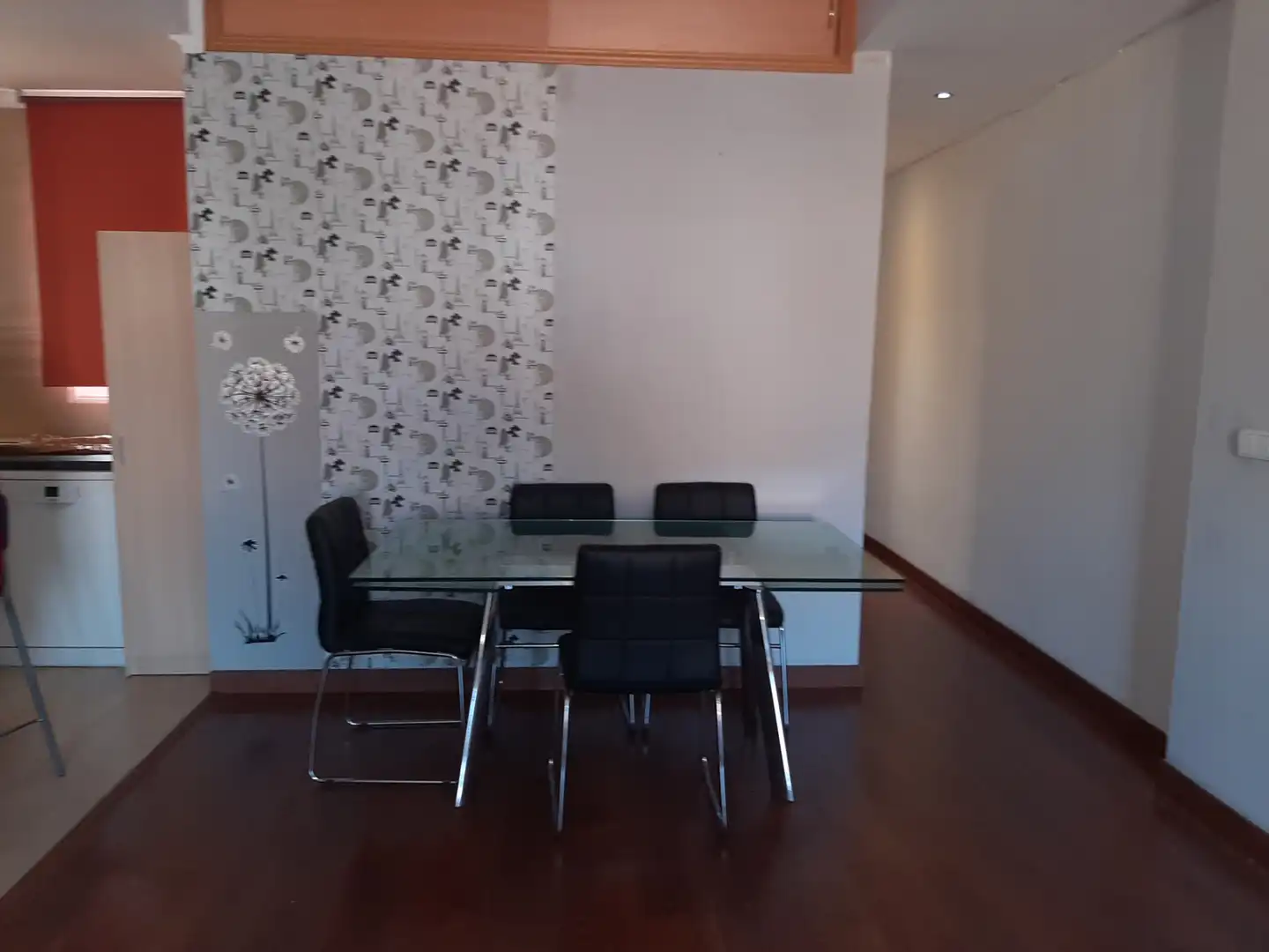 Dining room of Flat for rent in Valencia  with Air Conditioner, Furnished and Oven