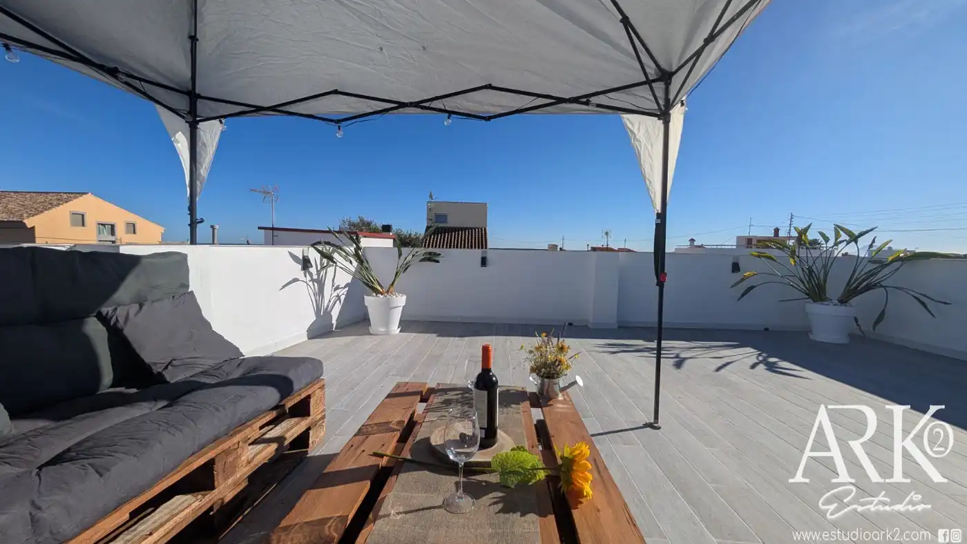 Terraza de Casa o chalet en venta en Gandia con Terraza, Amueblado y Horno