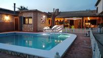 Exterior view of House or chalet for sale in Lucena  with Terrace, Swimming Pool and Furnished