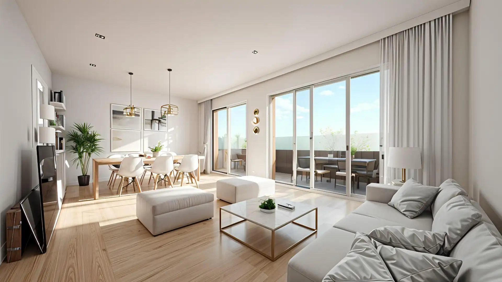 Sala de estar de Piso en venta en Cuarte de Huerva con Calefacción, Terraza y Trastero