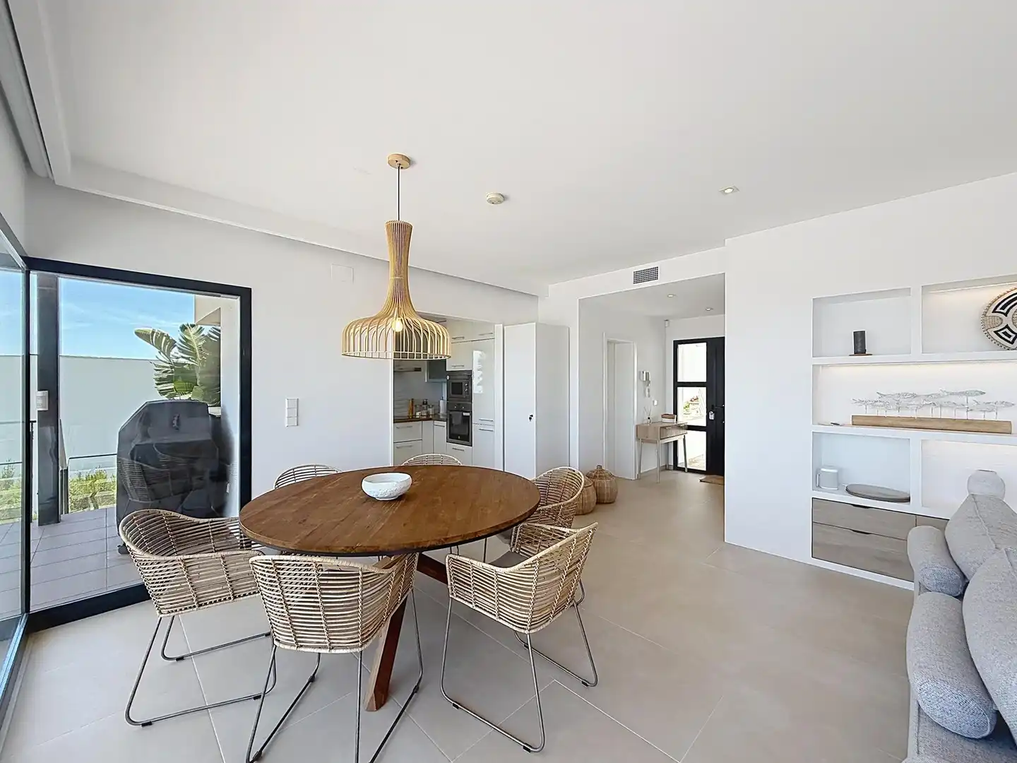 Comedor de Casa o chalet en venta en Benitachell / El Poble Nou de Benitatxell con Aire acondicionado, Calefacción y Jardín privado