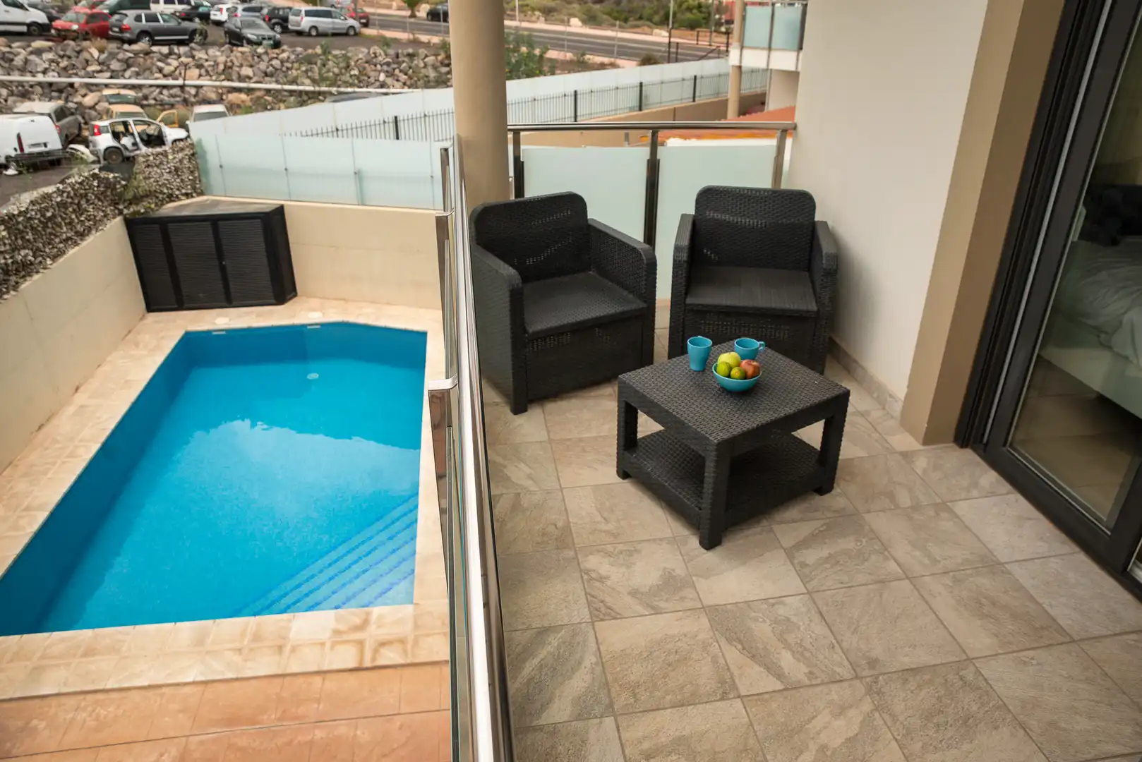 Terrassa de Casa o xalet de lloguer en San Miguel de Abona amb Aire condicionat, Jardí privat i Terrassa