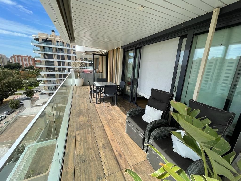 Terrace of Flat for sale in Alicante / Alacant  with Air Conditioner, Heating and Private garden