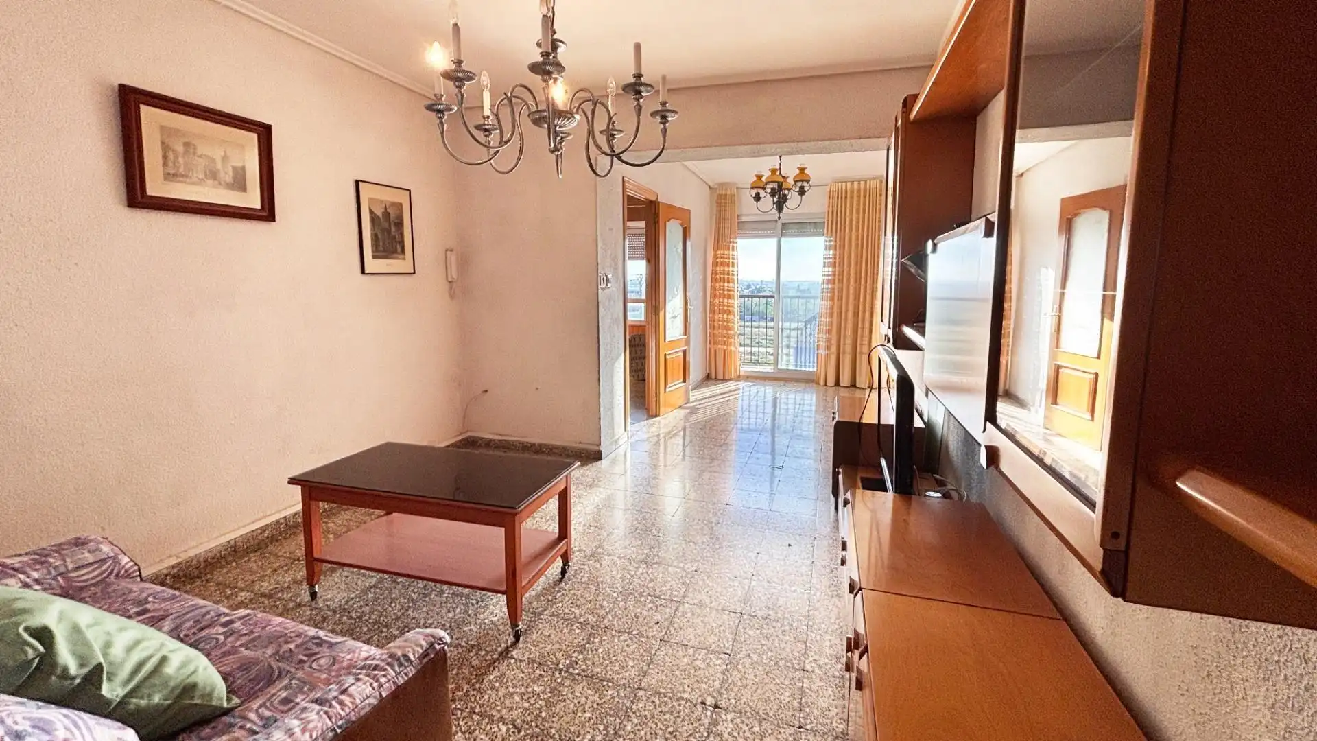 Sala de estar de Piso en venta en El Castell