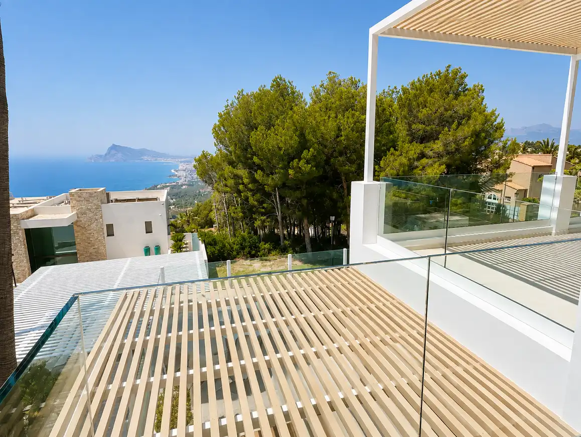 Terraza de Casa o chalet en venta en Altea con Aire acondicionado, Calefacción y Jardín privado