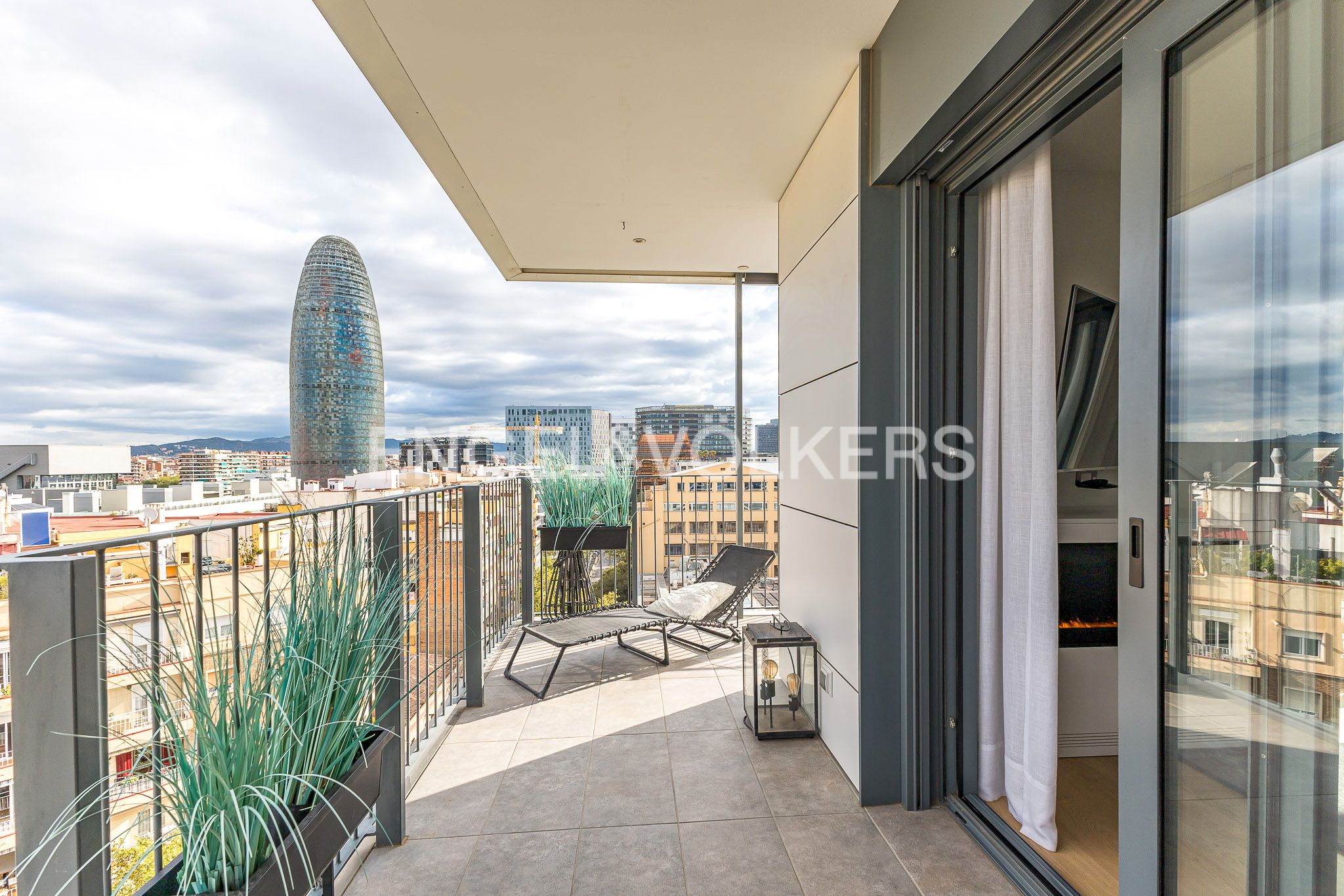 Terrassa de Apartament de lloguer en  Barcelona Capital amb Aire condicionat, Calefacció i Terrassa