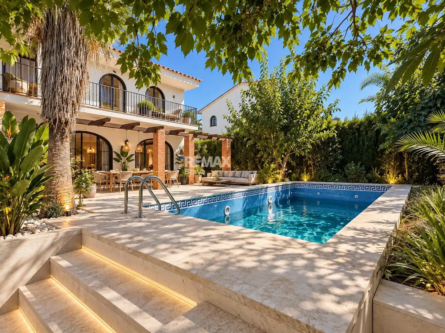 Exterior view of Houses for sale in Roses  with Terrace and Swimming Pool