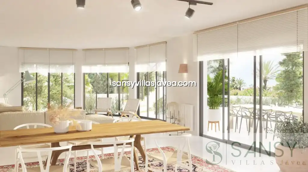 Dining room of Houses for sale in Jávea / Xàbia  with Air Conditioner, Storage room and Furnished
