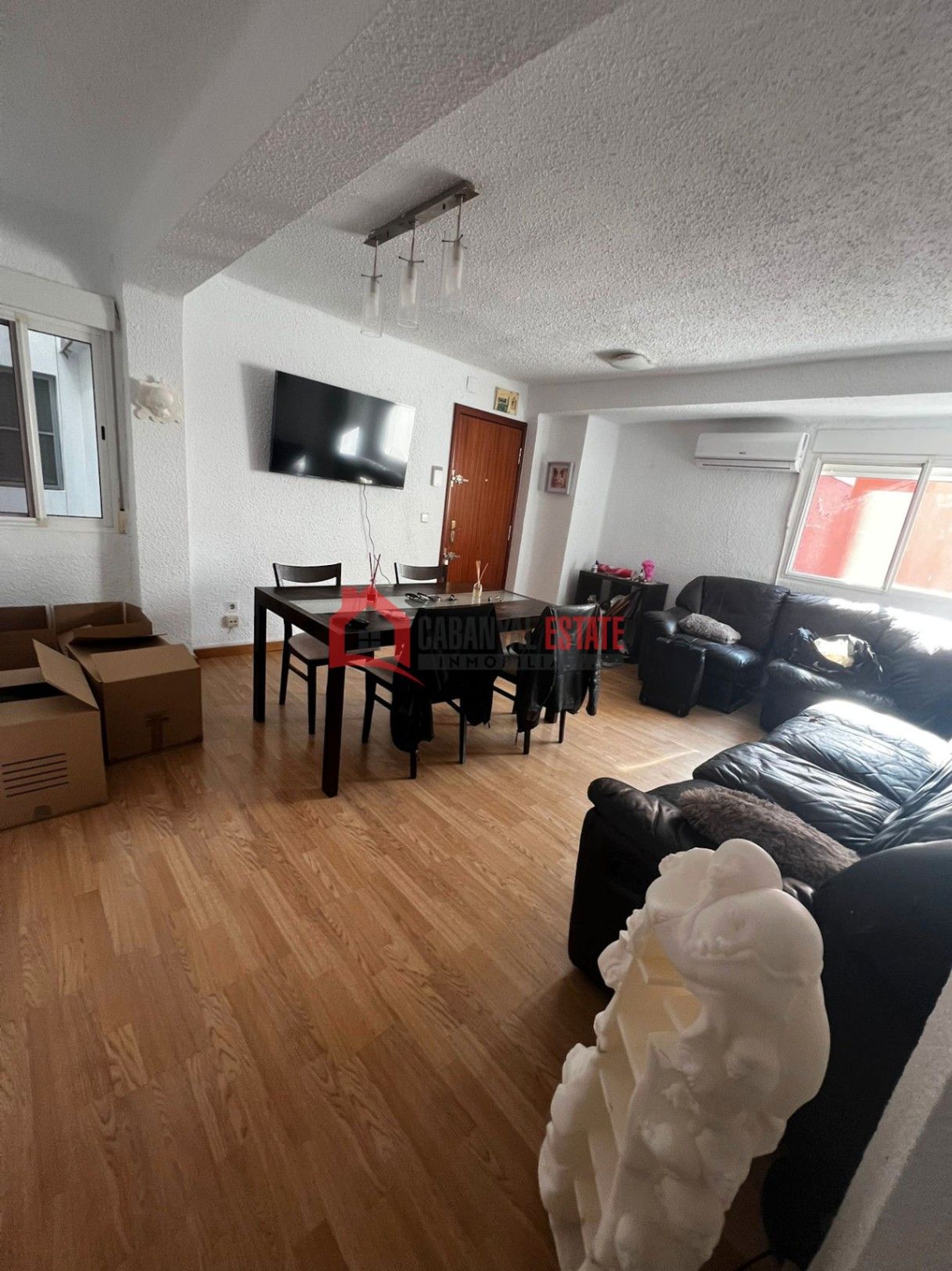 Living room of Apartment to rent in  Valencia Capital  with Air Conditioner and Furnished