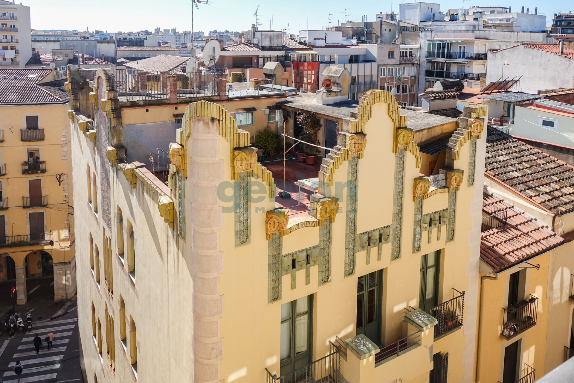 Vista exterior de Pis en venda en Girona Capital amb Aire condicionat, Calefacció i Terrassa
