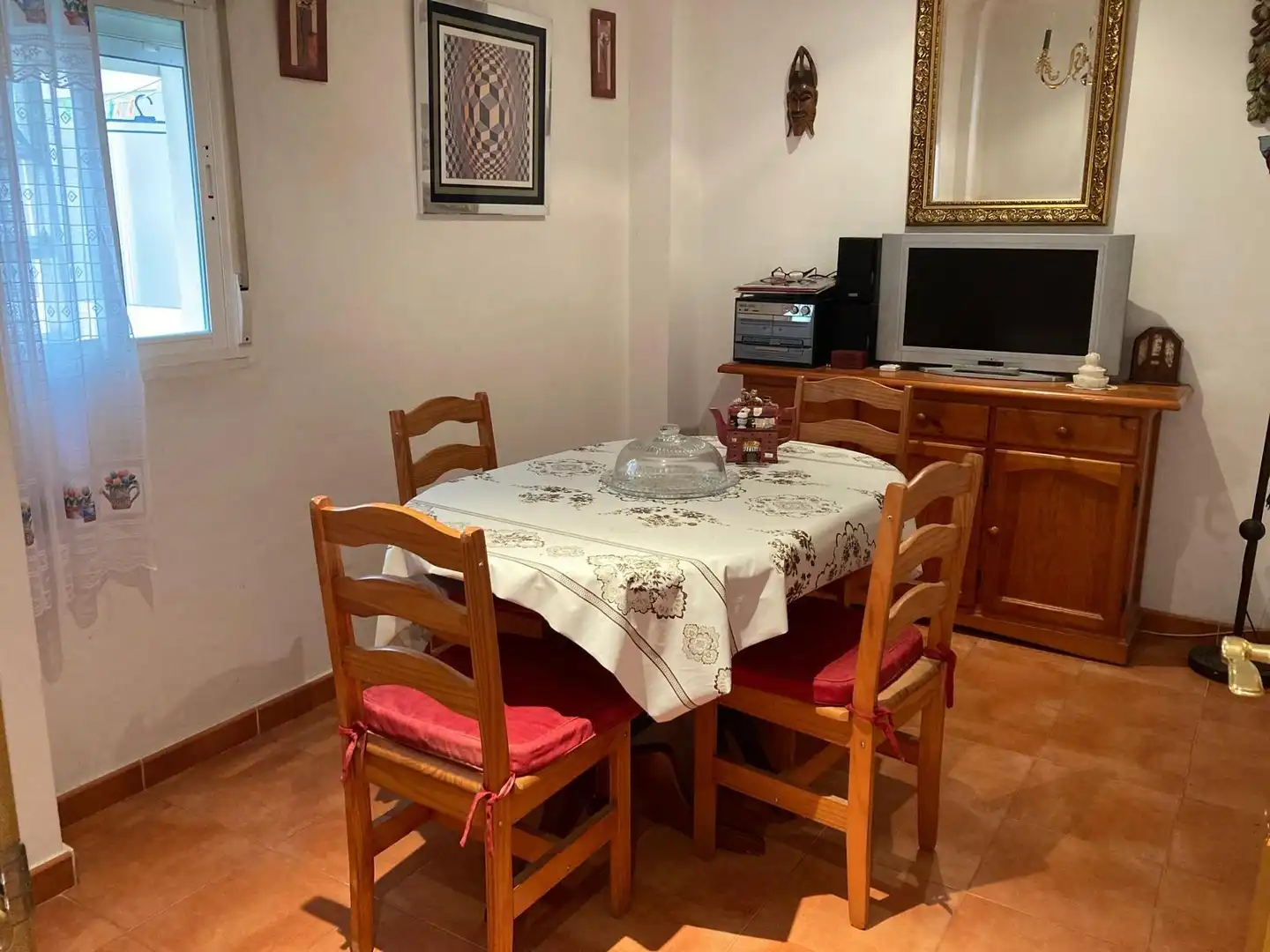 Dining room of Detached homes for sale in Benalup-Casas Viejas  with Air Conditioner, Storage room and Furnished