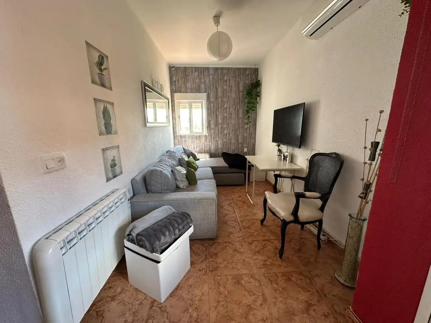 Sala de estar de Piso en venta en Badajoz con Amueblado y Balcón