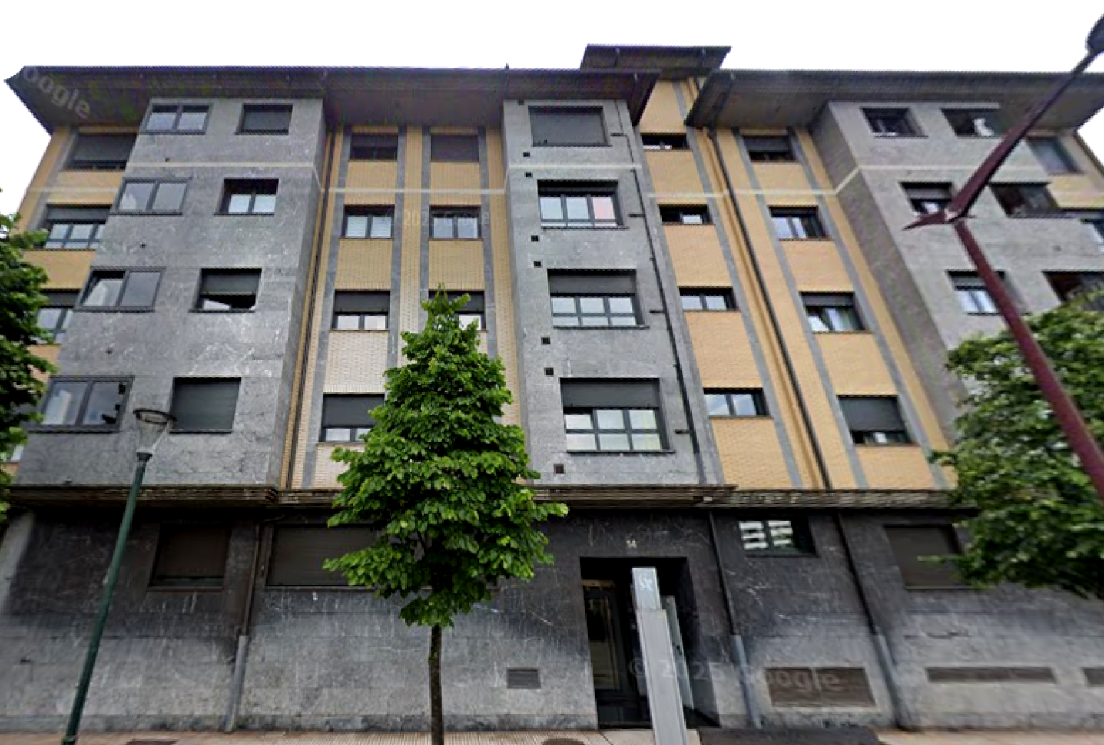 Exterior view of Flat for sale in Gijón   with Heating, Private garden and Parquet flooring