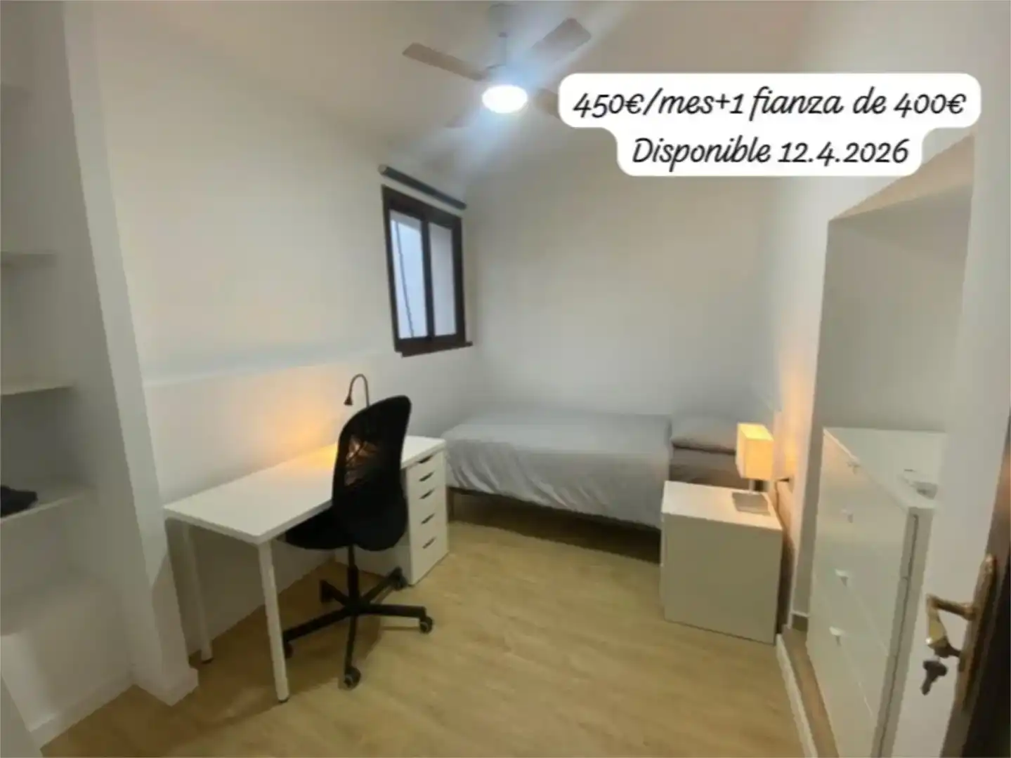 Dormitori de Casa adosada per a compartir en La Orotava amb Parquet i Moblat