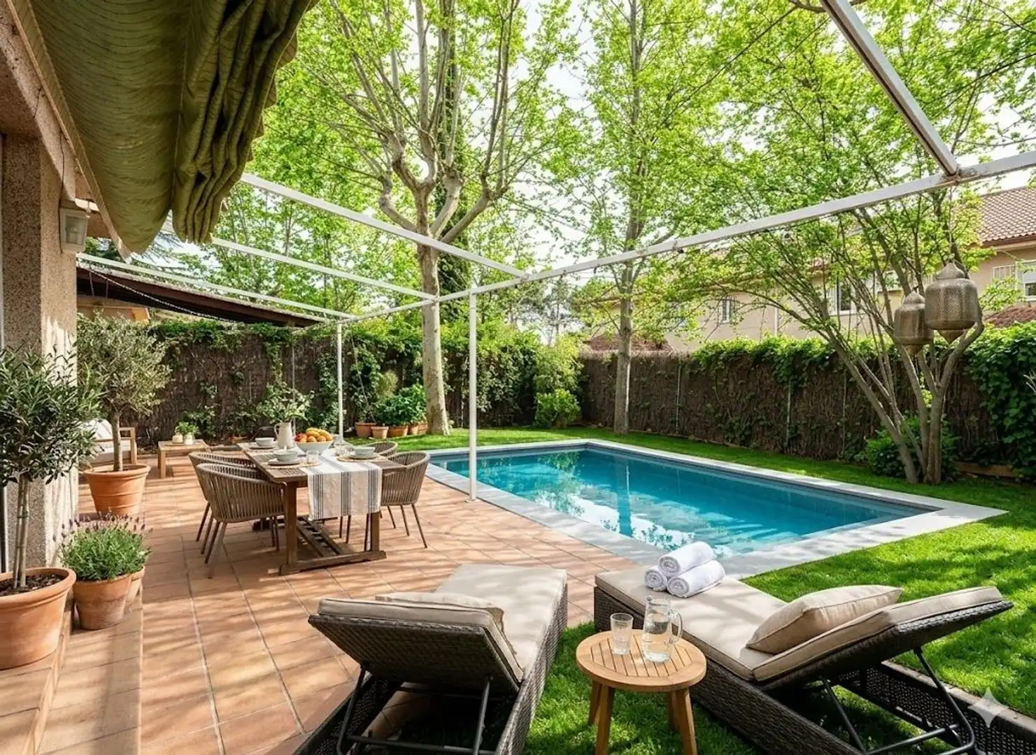 Terraza de Casa o chalet en venta en Las Rozas de Madrid con Aire acondicionado, Calefacción y Terraza