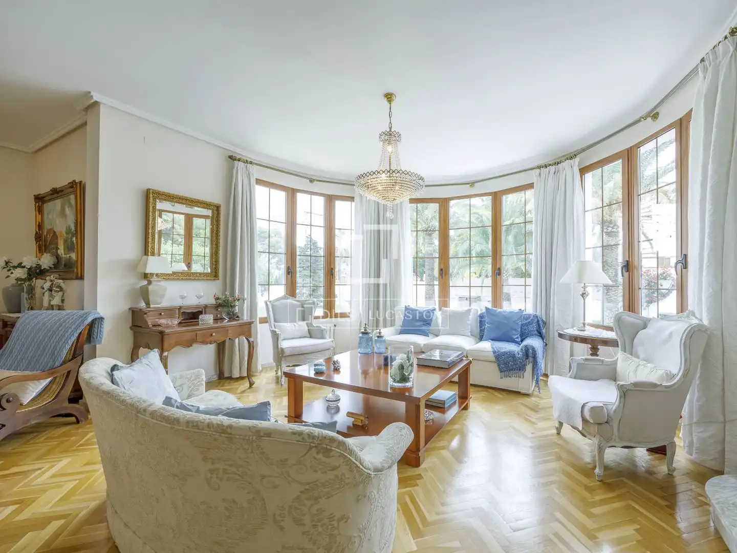 Living room of Houses for sale in Paterna  with Heating, Private garden and Parquet flooring