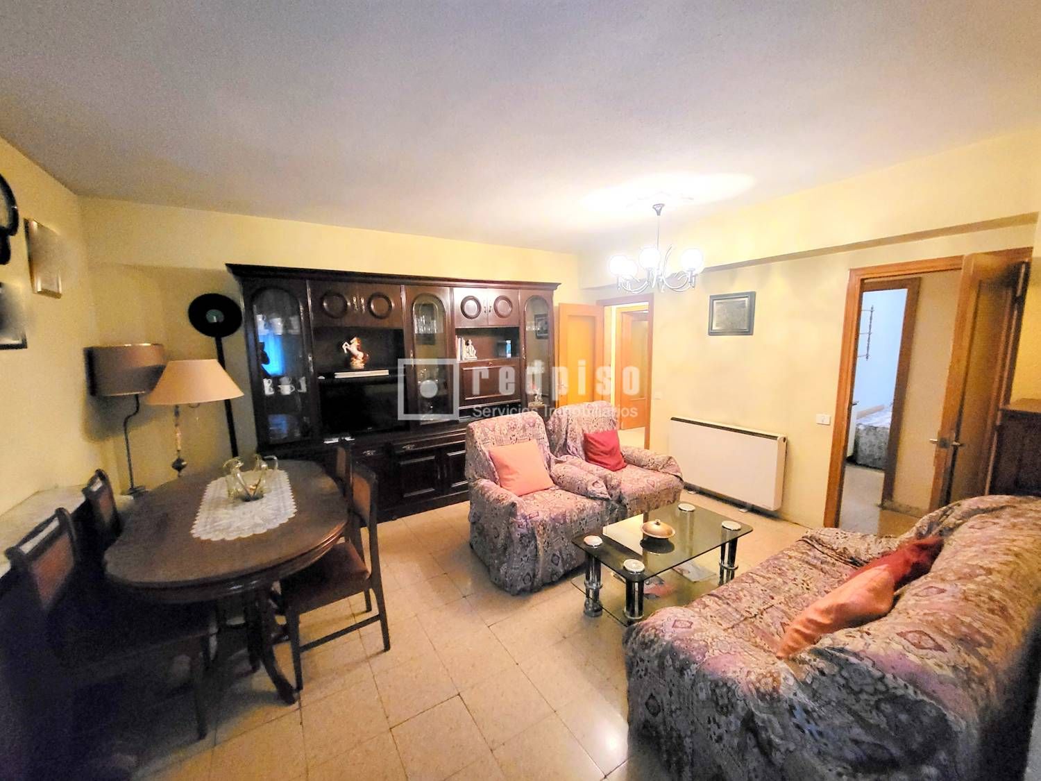 Sala de estar de Piso en venta en  Madrid Capital con Calefacción y Terraza