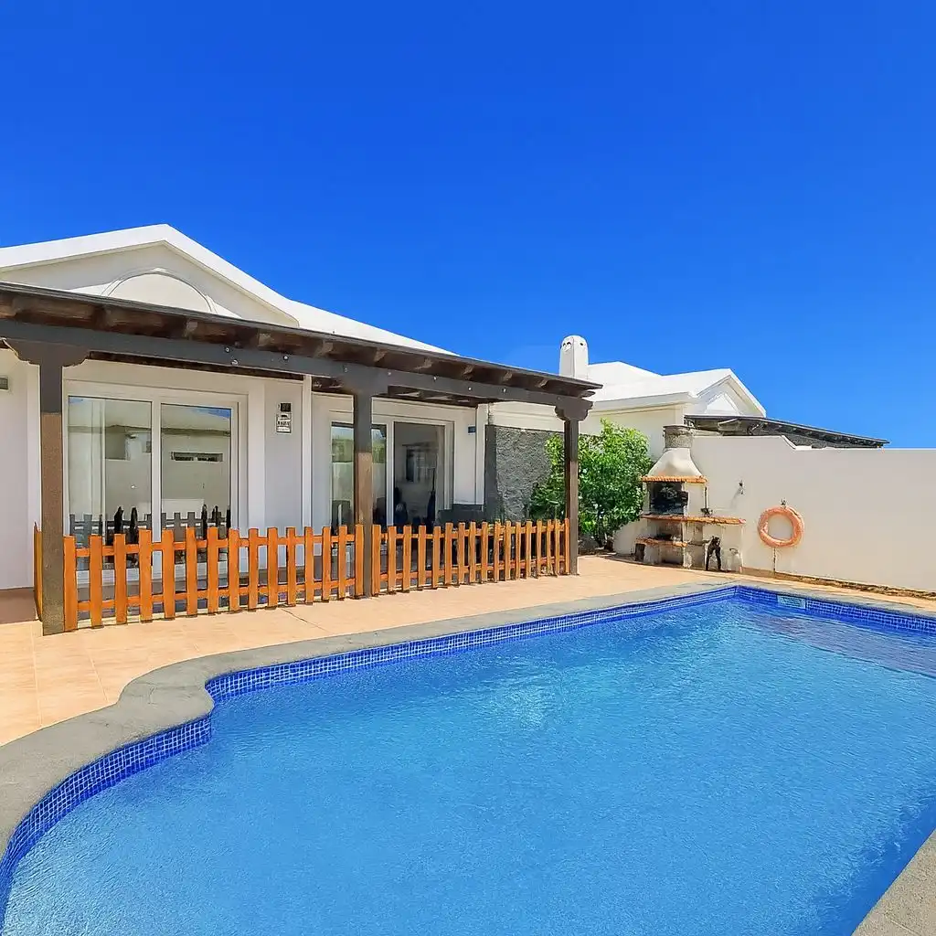 Swimming pool of Houses for sale in Yaiza  with Air Conditioner, Terrace and Swimming Pool