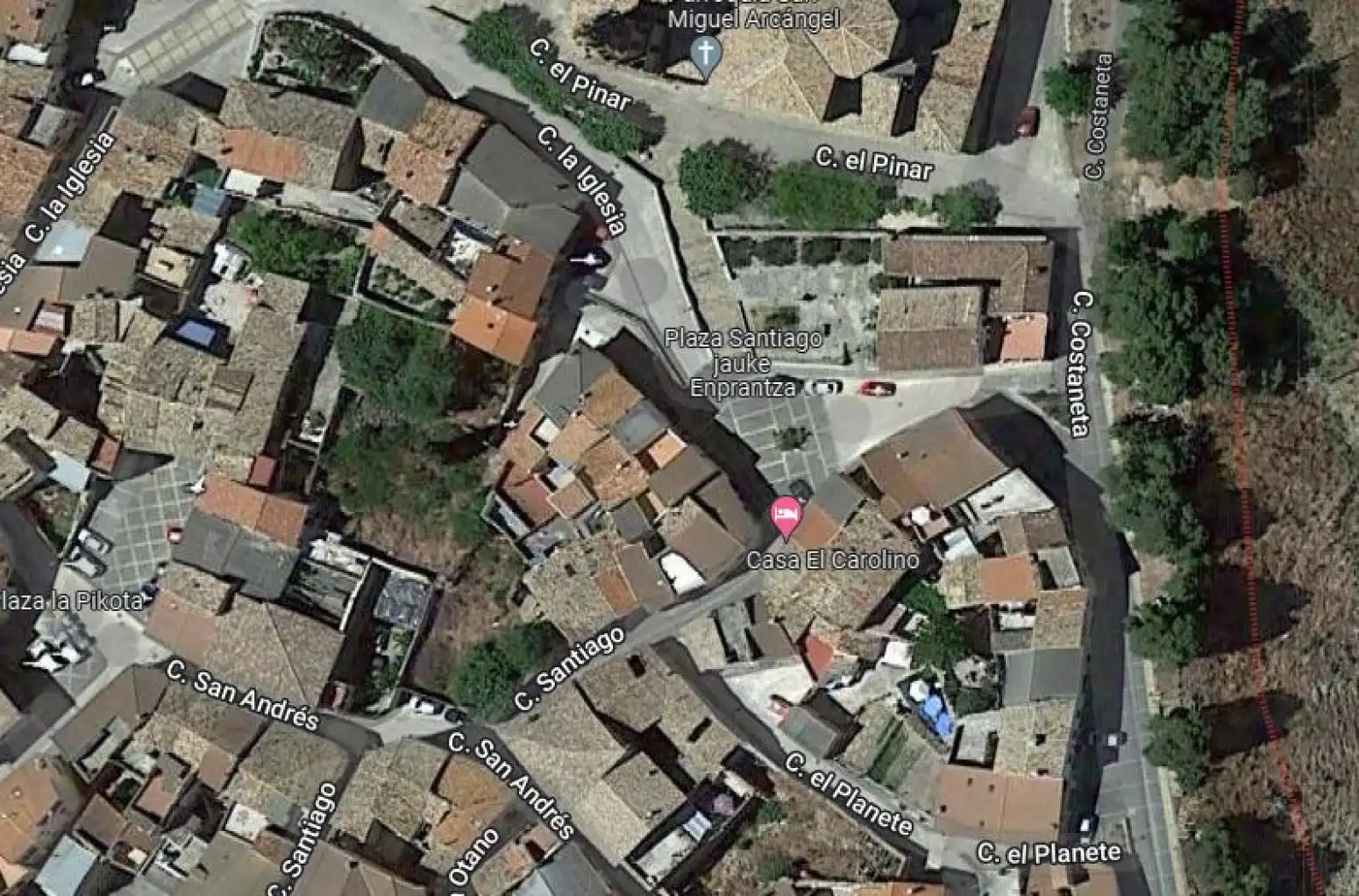 Exterior view of Land for sale in Larraga