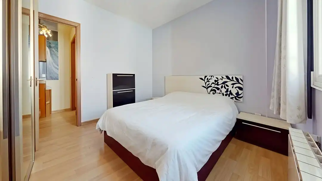 Schlafzimmer von Wohnung zur Miete in Madrid mit Klimaanlage, Heizung und Terrasse