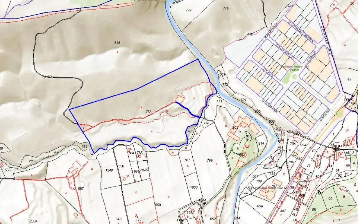 Exterior view of Land for sale in Ontinyent