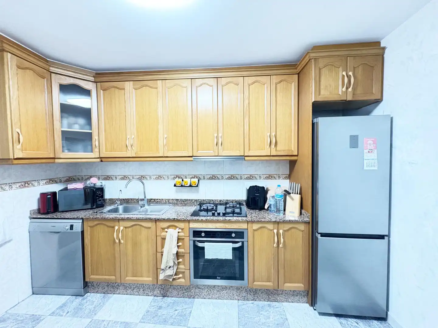 Kitchen of Apartments for sale in Almoradí  with Air Conditioner, Furnished and Balcony