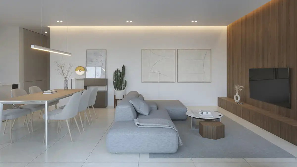 Sala d'estar de Apartament en venda en L'Alfàs del Pi