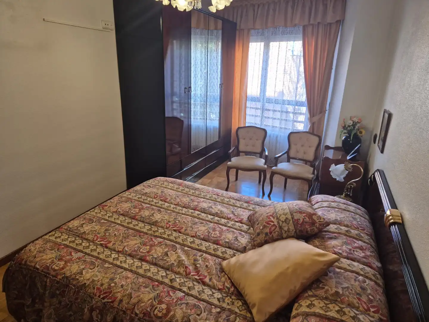 Bedroom of Flat for sale in Palencia  with Heating, Parquet flooring and Terrace