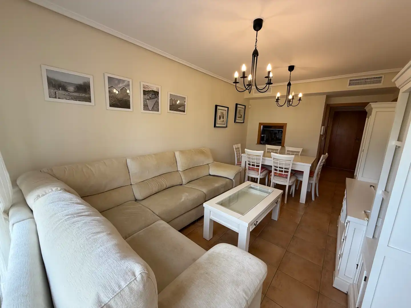 Sala d'estar de Apartament en venda en Dénia amb Aire condicionat, Calefacció i Terrassa