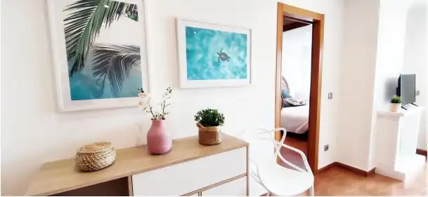 Bedroom of Flat for sale in Dénia  with Air Conditioner, Heating and Private garden