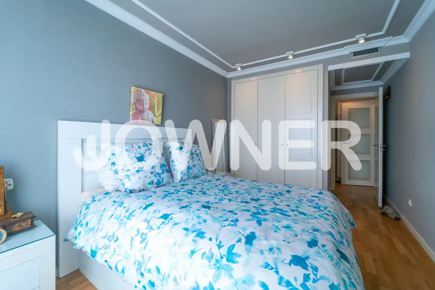 Bedroom of Flat for rent in Madrid  with Air Conditioner, Heating and Terrace