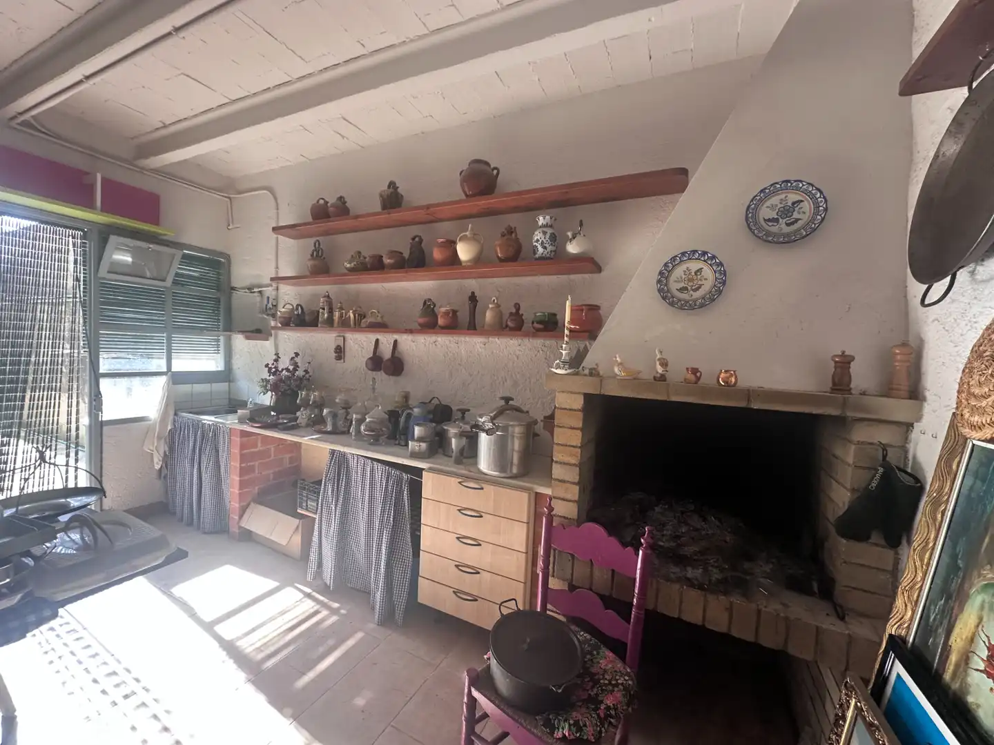 Cuina de Casa o xalet en venda en Santa Margarida I Els Monjos amb Calefacció, Jardí privat i Terrassa