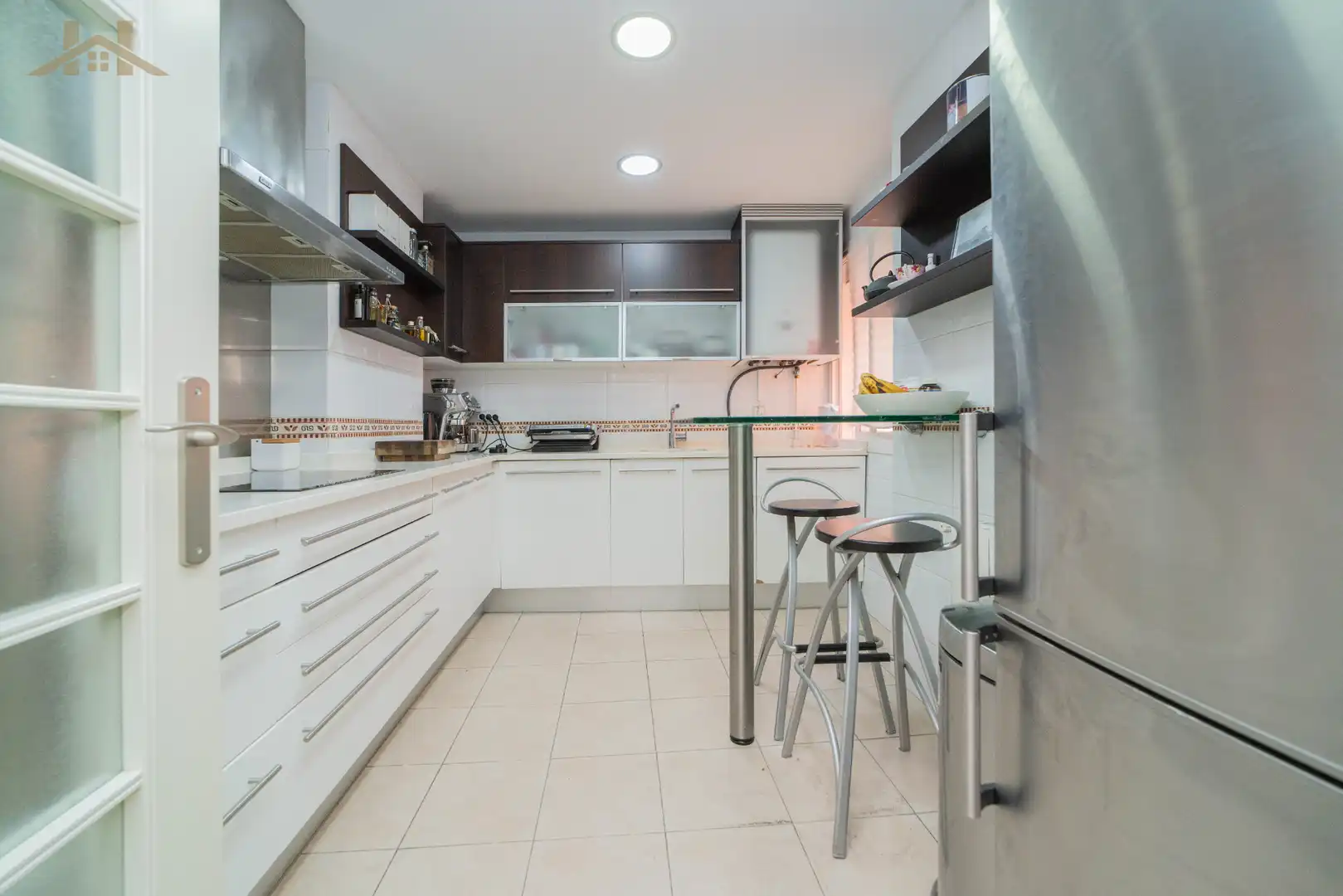 Küche von Wohnung zum Verkauf in Boadilla del Monte mit Klimaanlage, Heizung und Terrasse
