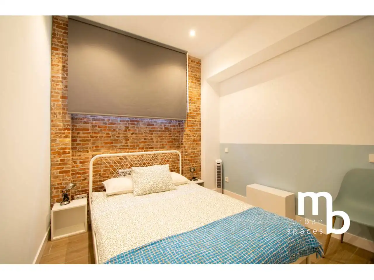 Habitación de Apartamento de alquiler en Madrid con Aire acondicionado, Calefacción y Amueblado