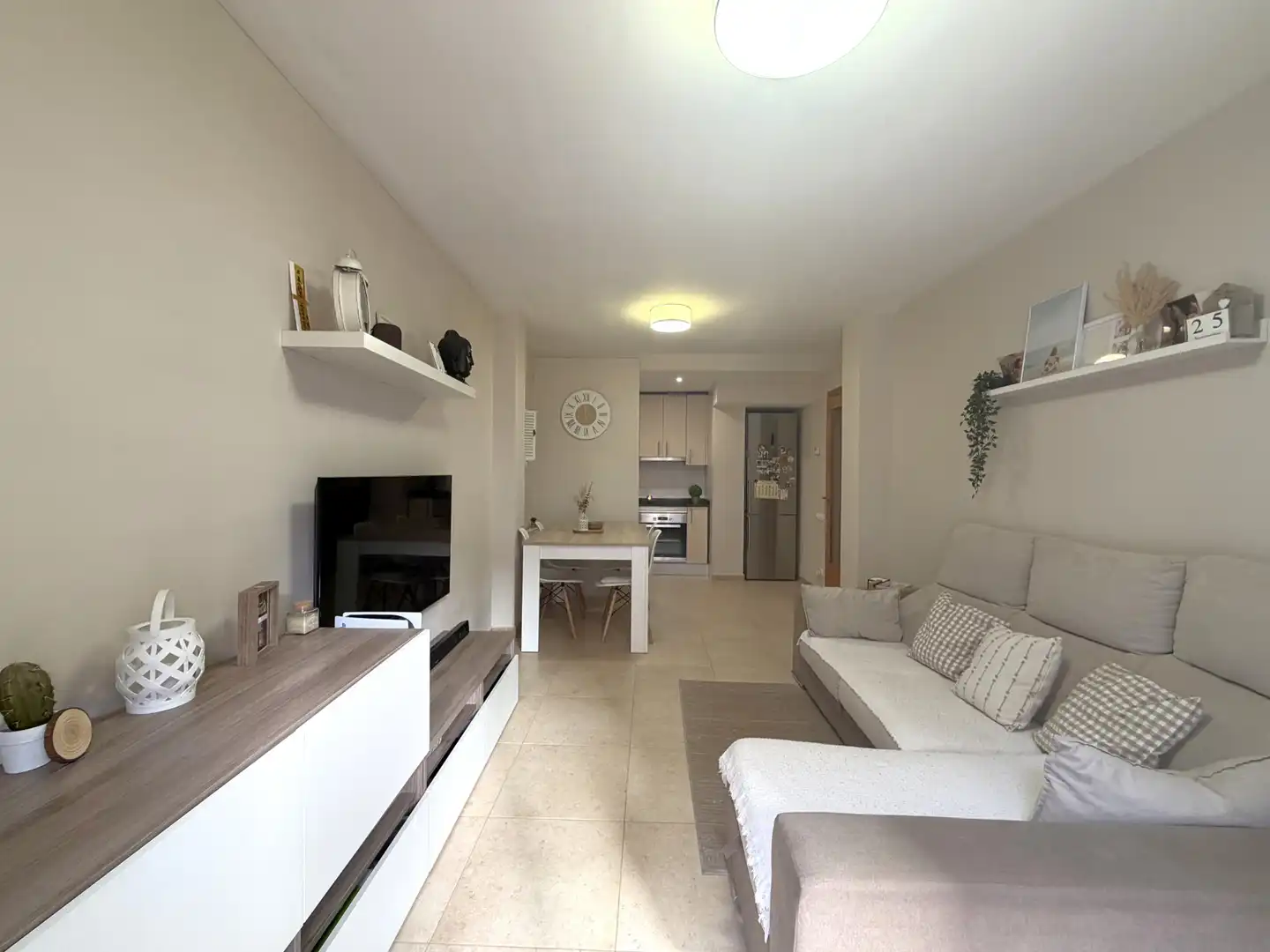 Sala de estar de Piso en venta en Rubí con Aire acondicionado, Calefacción y Terraza