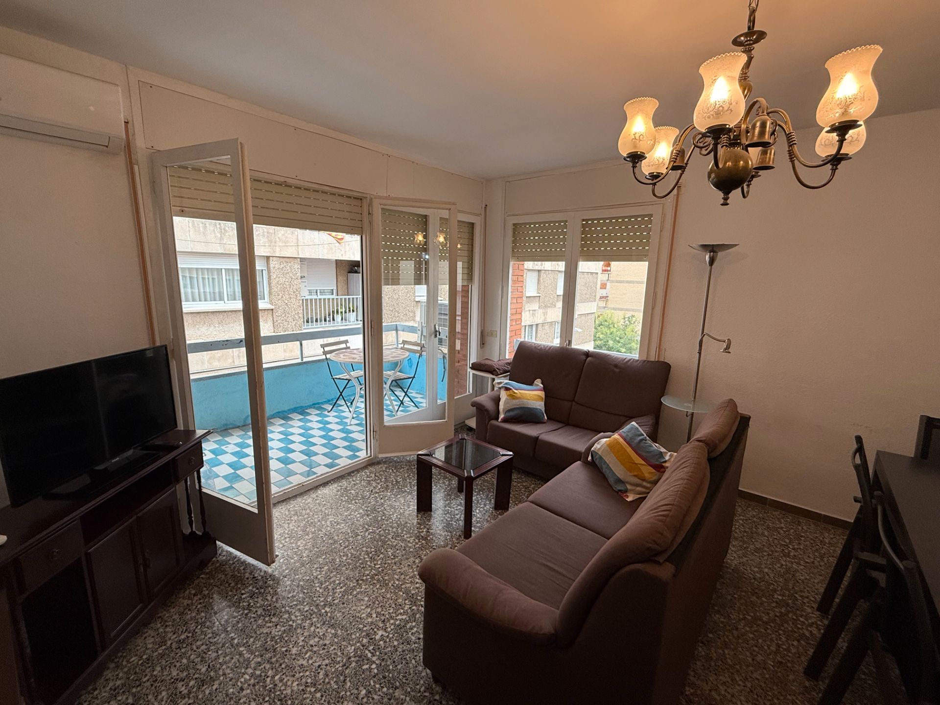 Living room of Flat to rent in  Tarragona Capital  with Air Conditioner, Heating and Furnished