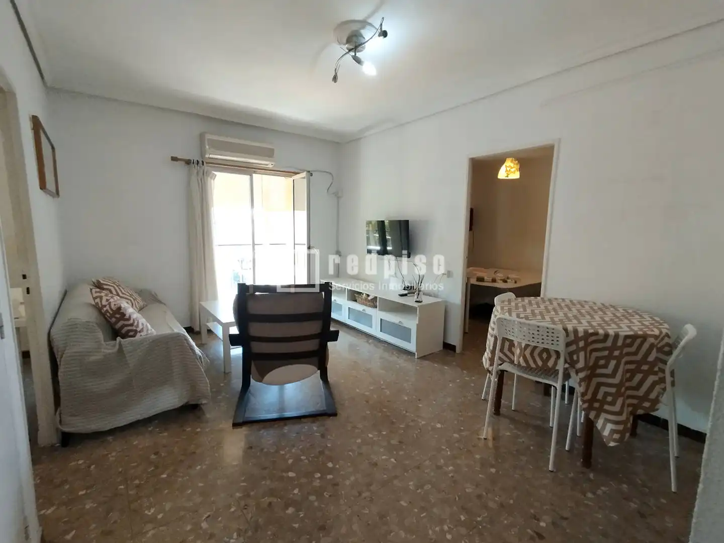 Sala d'estar de Pis de lloguer en Sevilla amb Aire condicionat, Calefacció i Terrassa