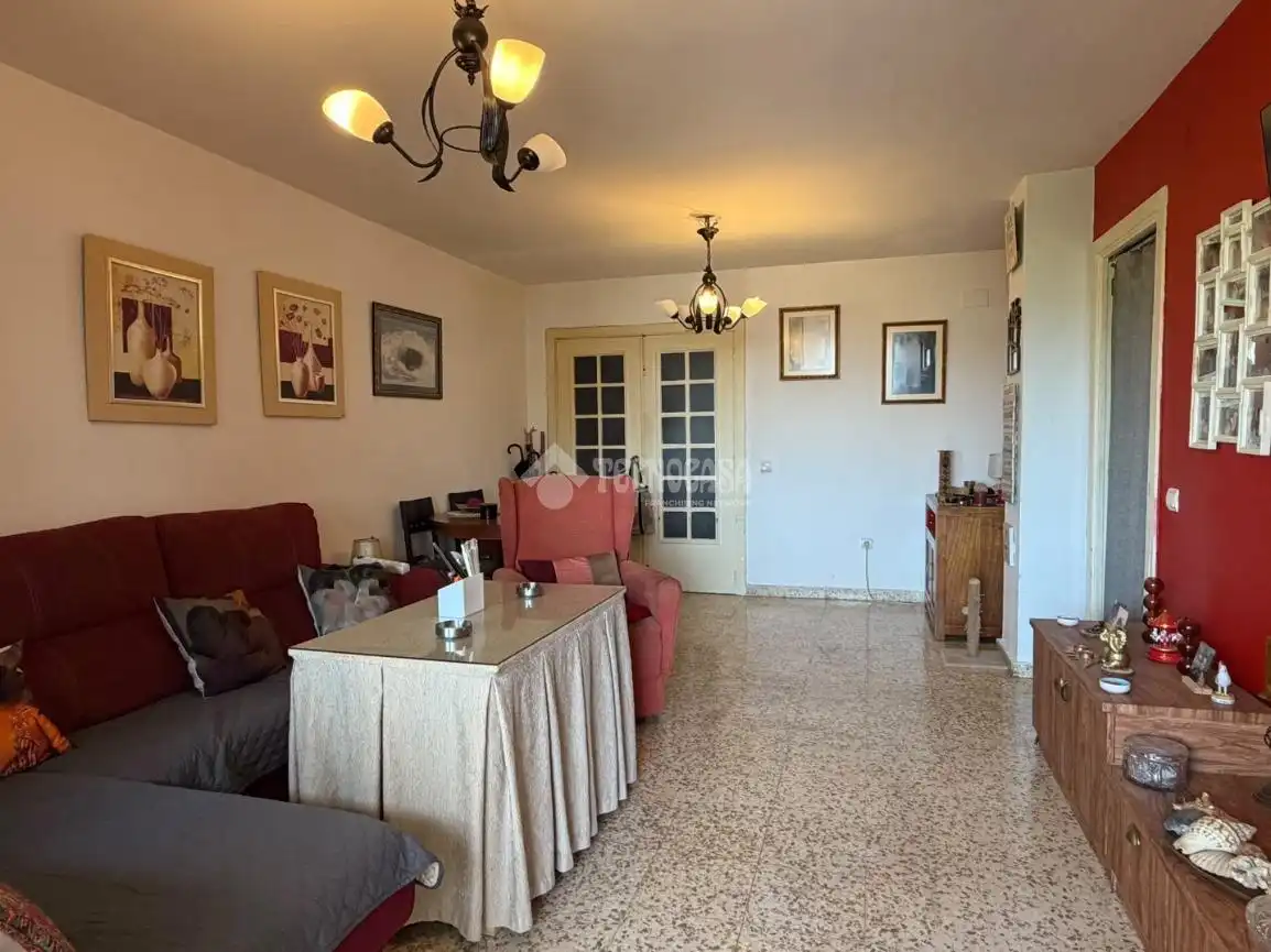 Sala de estar de Piso en venta en Mijas con Terraza