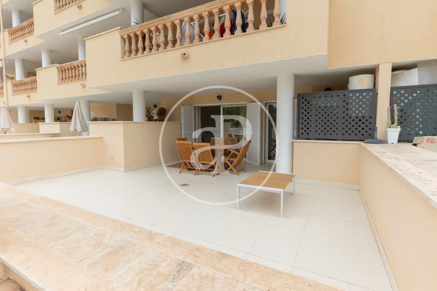 Terraza de Piso de alquiler en Son Servera con Aire acondicionado, Calefacción y Jardín privado