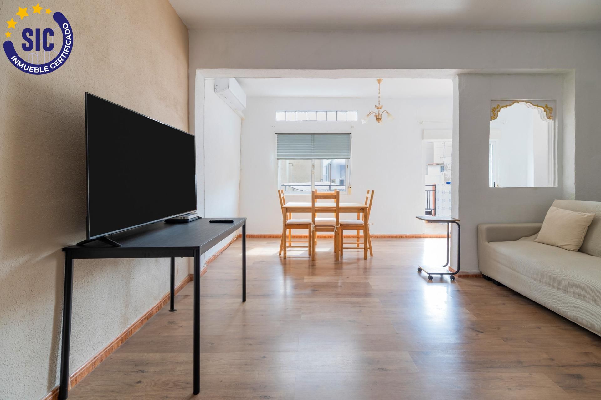 Living room of Flat for sale in Corbera  with Terrace and Balcony