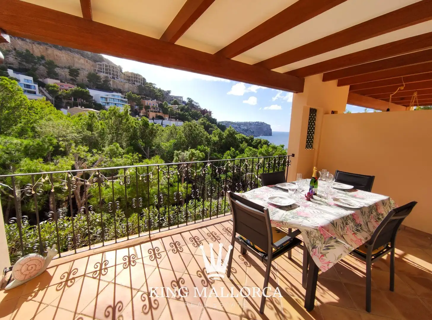 Terrasse von Wohnungen zur Miete in Andratx mit Klimaanlage, Heizung und Terrasse